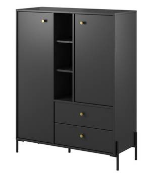 Armoire vitrine NOTTE 2D2S