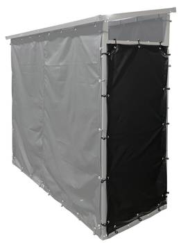 Kaminholzregal Seitenwetterschutz Sierra