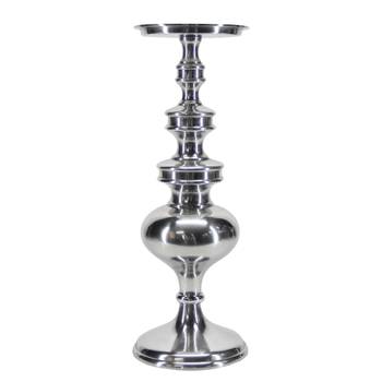 My Flair Kerzenständer Bodhi II Aluminium Aluminium Glamour 13x37x13 cm (BxHxT)