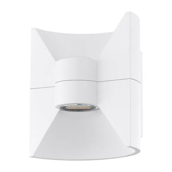 Eglo LED-Auáenstrahler Redondo LED Modern Weiß Aluminium 13x18x16 cm (BxHxT) 2-flammig