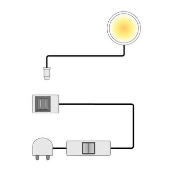 LED-onderbouwspot Floriano