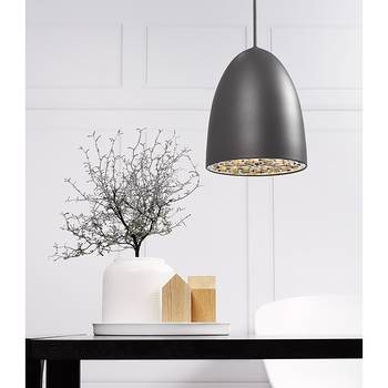 Nordlux Pendelleuchte Nexus 20 Metall Grau Modern Ø 20 cm 1-flammig E27