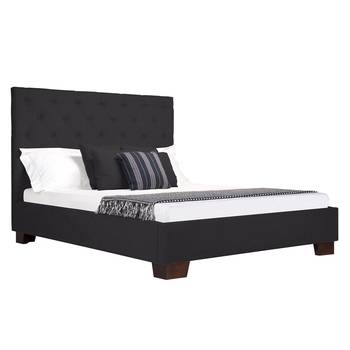 Fredriks Polsterbett Tilia I 140x200 cm Webstoff Anthrazit