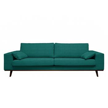 Mørteens Sofa Billund II 2-Sitzer Petrol Webstoff 201x81x91 cm (BxHxT)