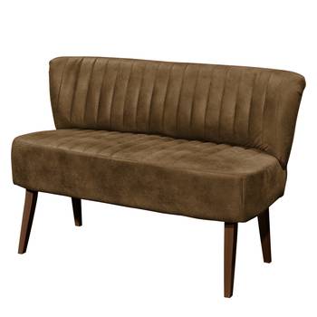ars manufacti Sitzbank Rotnes 2-Sitzer Nougat Microfaser 143x87x69 cm