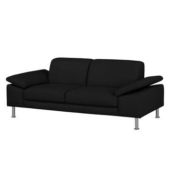 Fredriks Sofa Termon IV 2-Sitzer Schwarz Echtleder 204x82x90 cm (BxHxT) Modern