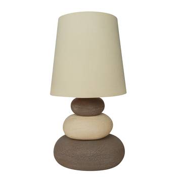 Lampada da tavolo in tessuto Stony Beige