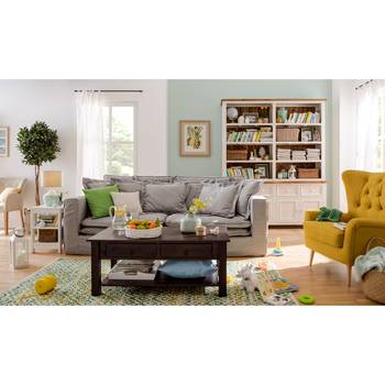 Tom Tailor Teppich Smooth Comfort I Grün/Beige Rechteckig 140x200 cm (BxT) Modern Jute/Baumwollstoff