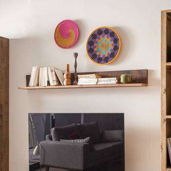 Ars Manufacti Wandregal Tamati Massivholz Pinie 130x15x15 cm (BxHxT)