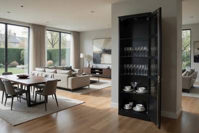 Vitrinenschrank Casares Glatt Typ A