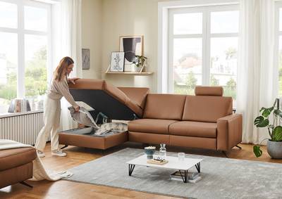 Ecksofa Wondina mit Ottomane