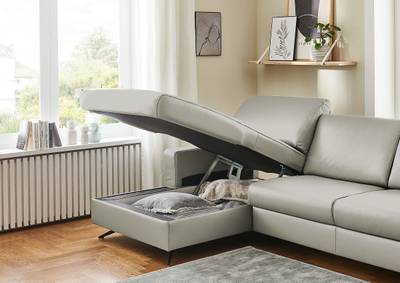 Ecksofa Wondina mit Ottomane