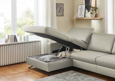 Ecksofa Wondina mit Ottomane