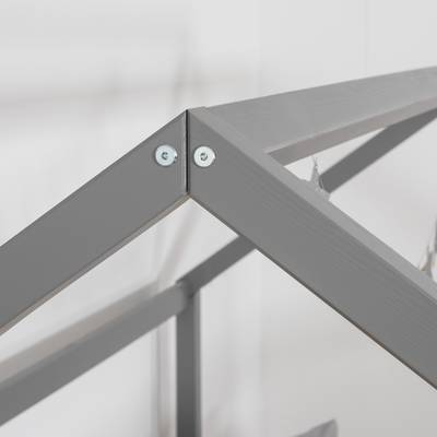 Massives Hausbett Duo mit Zusatzbett