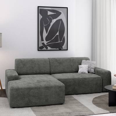 Ecksofa DELMU mit opt. Schlaffunktion