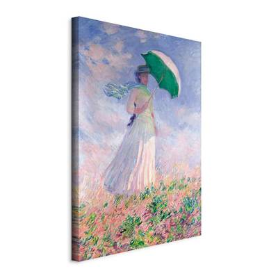 Leinwandbild Woman with a Parasol