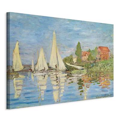 Leinwandbild Regatta in Argenteuil