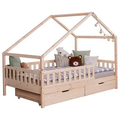 Massives Hausbett Lou mit Schublade