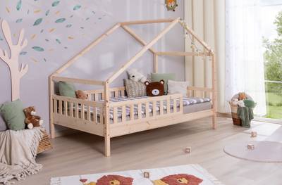 Massives Hausbett Lou mit Schublade