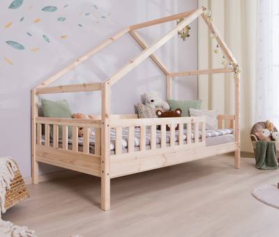 Massives Hausbett Lou mit Schublade