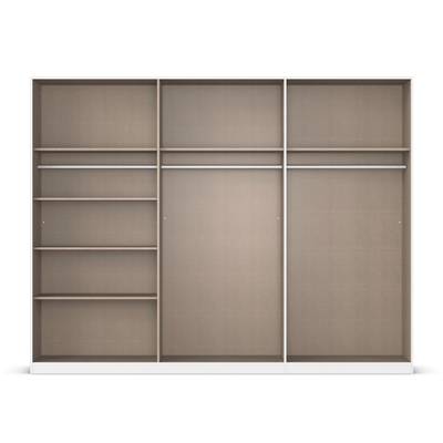Drehtürenschrank Alabama - Grauspiegel B