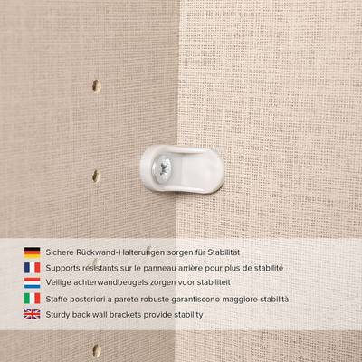 Drehtürenschrank Alabama - Grauspiegel B