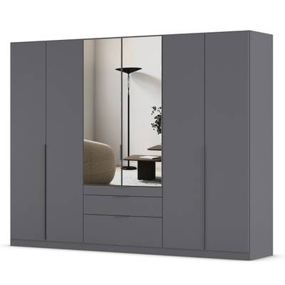 Drehtürenschrank Alabama - Grauspiegel A