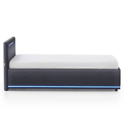 Letto imbottito con illuminazione Circle