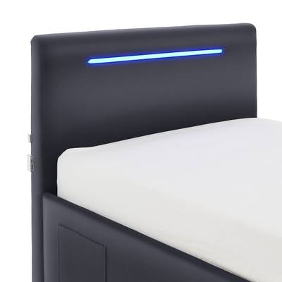 Letto imbottito con illuminazione Circle