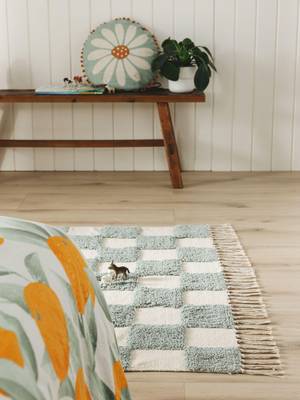 Handgewebter Kinderteppich Caro