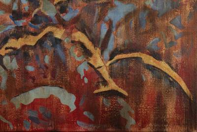 Acrylbild Handgemalt Nonfigurativ Ir