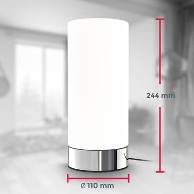 Touchdimmer Glas | Design-Tischlampe mit kaufen home24