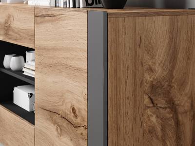 TV-Lowboard Wood