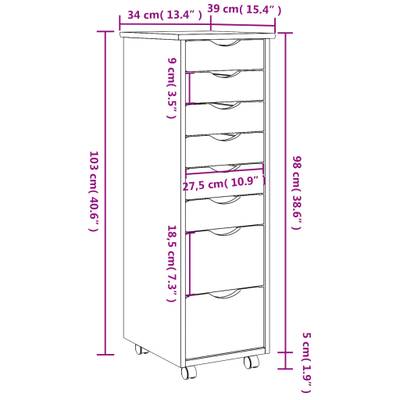 Armoire roulante 3030240
