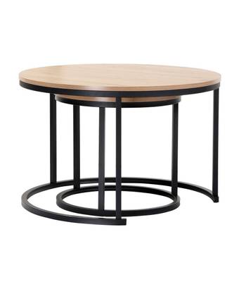 Stapelbare Beistelltische (2er-Set)