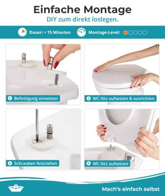 WC-Sitz Original mit Absenkautomatik
