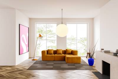 Ecksofa sofaBULOUS mit Ottomane