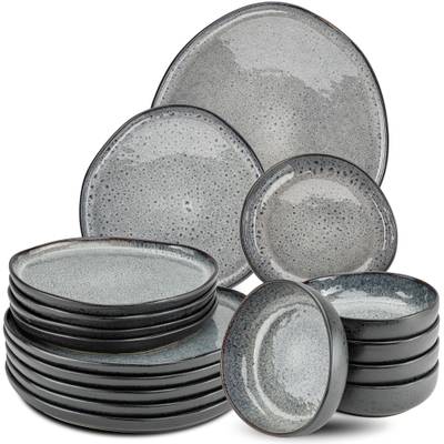 Geschirrset ORGANIC 6 Personen 18-tlg.