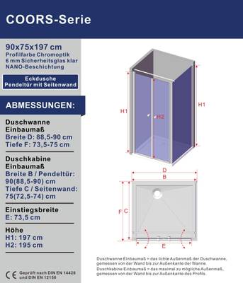 Maßzeichnung