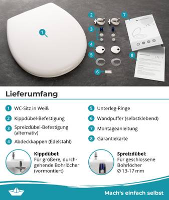 WC-Sitz Original mit Absenkautomatik