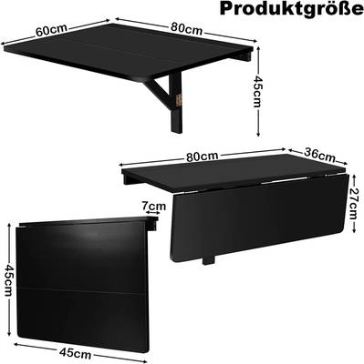 Wandmontierter Klapptisch