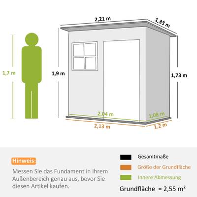 Gartenhaus 84H-200V00CG
