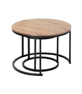 Stapelbare Beistelltische (2er-Set)