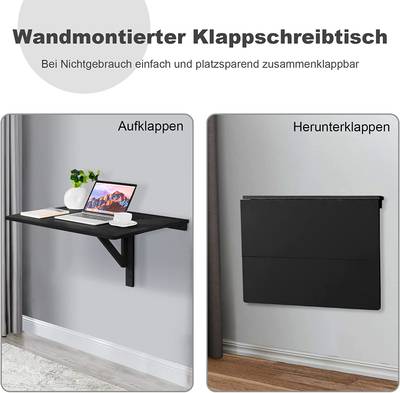 Wandmontierter Klapptisch