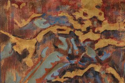 Acrylbild Handgemalt Nonfigurativ Ir