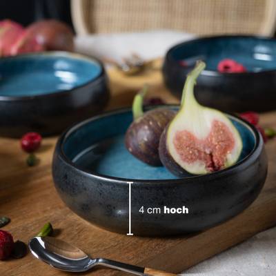 SOLID Steinzeug Dipschalen 300ml 4er-Set