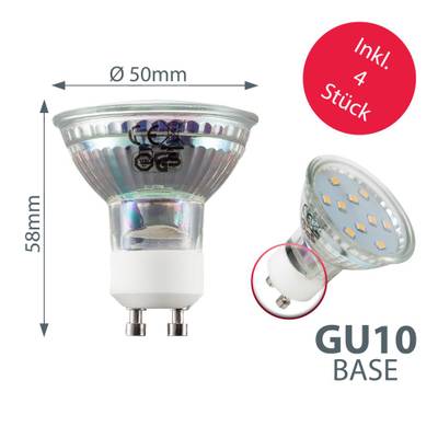LED Deckenleuchte Matt- 4x GU10 3W kaufen | home24