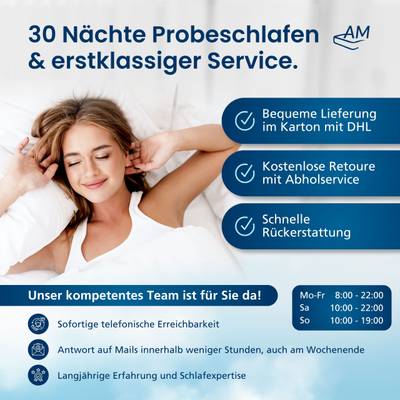 Premium Taschenfederkernmatratze 7-Zonen