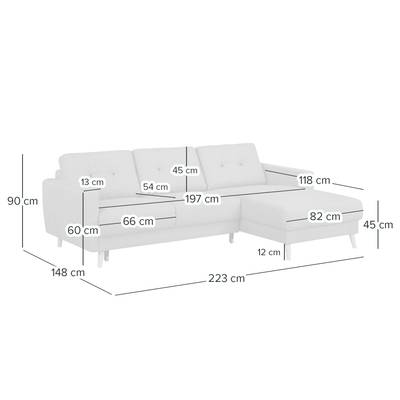 Ecksofa SOLA mit Longchair