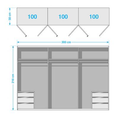 Drehtürenschrank Level 36A